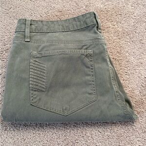 PAIGE Olive Green Women Jeans